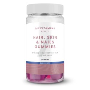 Haar, Haut und Nagel Fruchtgummi - 60Gummibärchen - Heidelbeere