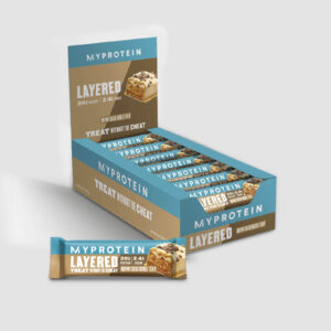 Layered Protein Bar - 12 x 60g - Brown Sugar Bubble Tea