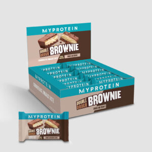 Double Dough Brownie - 12 x 60g - Cookies & Cream
