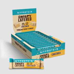 Crispy Layered Proteinriegel - 12 x 58g - White Chocolate Peanut