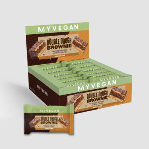 Vegan Double Dough Brownie - Caramel Latte