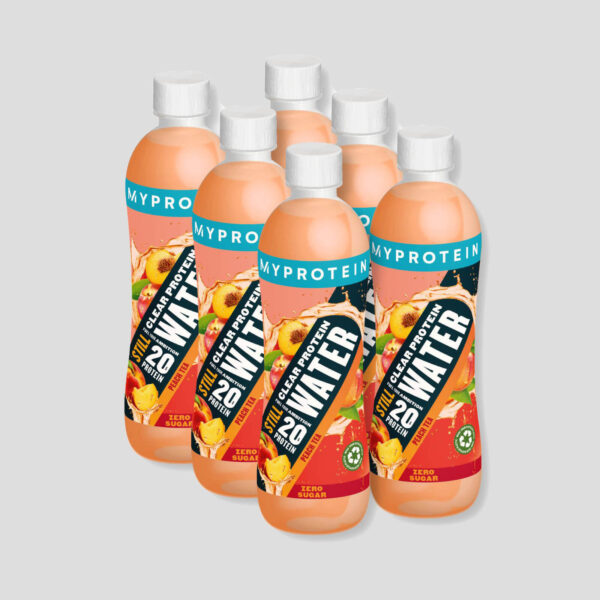 Clear Protein Water – Trinkfertig (6er-Packung) - 6 Pack - Pfirsichtee