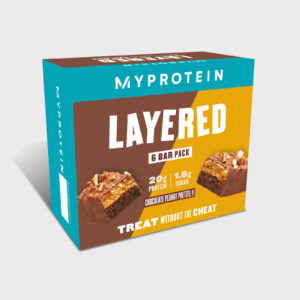Layered Protein Bar - 6 x 60g - Chocolate Peanut Pretzel