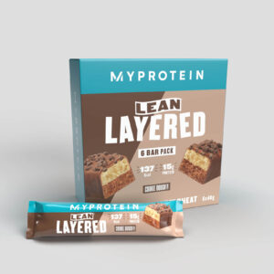 Lean Layered Proteinriegel - 6 x 40g - Chocolate and Cookie Dough