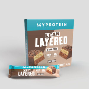 Lean Layered Proteinriegel - 3 x 40g - Chocolate and Cookie Dough