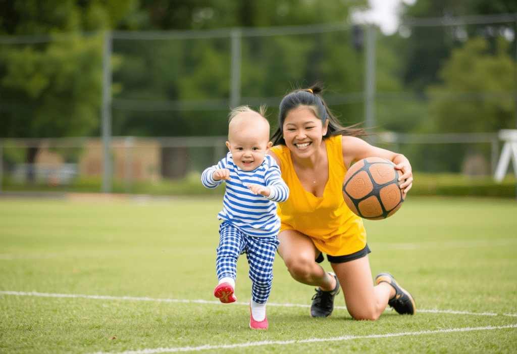 Sport für Babys ist gesund und macht Spaß