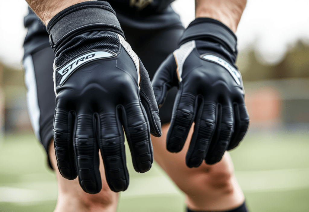 Sport Handschuhe im Einsatz bei einem Spieler
